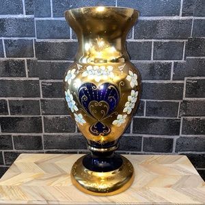 Czech Bohemia Crystal Egermann Vase